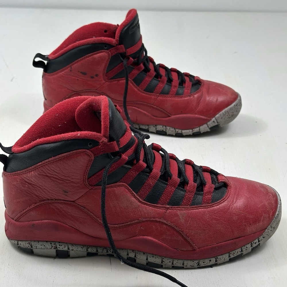 Air‎ Jordan 10 Retro 30th Bulls Over Broadway Shoes Men 9 Gym Red 705178 601 - Picture 5 of 16